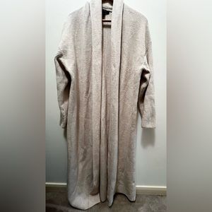 EUC Banana Republic Factory Ribbed Duster in Oatmeal